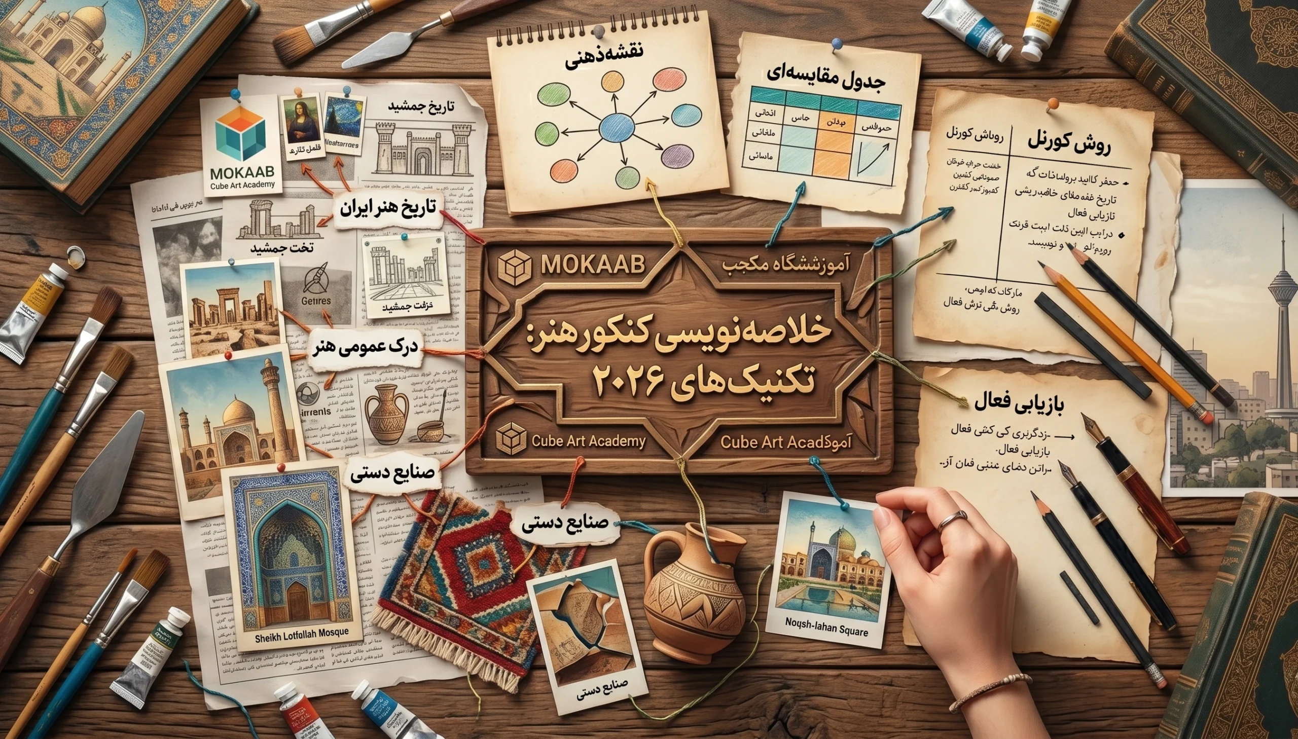 روش صحیح خلاصه‌نویسی و نت‌برداری برای درس‌های حفظی کنکور هنر